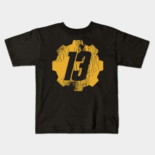 Worn Vault 13 Door Logo Kids T-Shirt